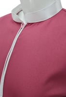 مريول كويتي بقميص متصل موديل 1 وردي