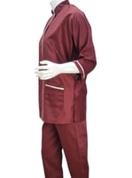 طقم لبس عاملات كتان