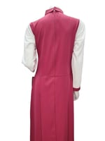 مريول وردي بقميص متصل موديل كويتي( 13 )