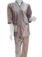 طقم لبس عاملات شتوي مخمل