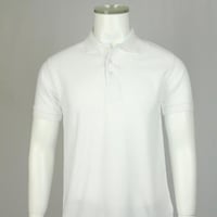 تي شيرت ابيض ساده بدون (نص كم ) ( كم طويل )