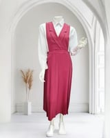 مريول وردي بدون قميص موديل 14