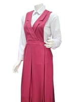 مريول وردي بدون قميص موديل 14