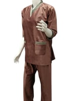 طقم لبس عاملات شتوي مخمل