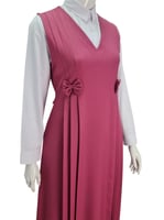 مريول وردي موديل 12 بدون قميص