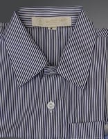 قميص ولادي مقلم كحلي