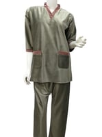 طقم لبس عاملات مخمل شتوي