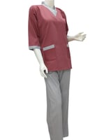 طقم لبس عاملات كتان