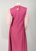 مريول وردي بقميص متصل موديل(17)كويتي كاروهات أبة د...