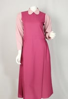 مريول وردي بقميص متصل موديل(17)كويتي كاروهات أبة د...