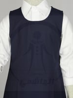 مريول رياض اطفال كحلي موديل(3) بدون قميص