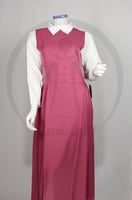 مريول وردي بقميص متصل موديل كويتي (17)