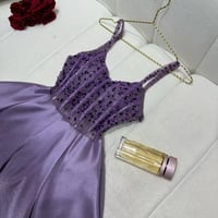 فستان الانيقات بتصميم عصري الخامه ميكادر روسي