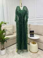 فستان ليتي مكسور ألماس أسود مميز