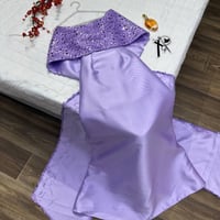 فستان فوشي فخم شك مع فيونكه من الخلف