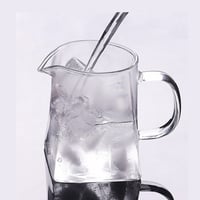 إبريق شاي زجاجي مربع مع مصفاة شاي - حجم 500 مل