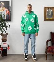 DENIM TEARS THE COTTON WREATH SWEATSHIRT GREEN