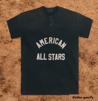 FEAR OF GOD BLACK AMERICAN ALL STARS HENLEY SHIRT