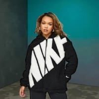 NIKE W NSW LOGO SHERPA JACKET
