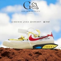 BLAZER LOW "OFF-WHITE - UNIVERSITY RED