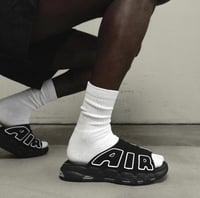Nike air more uptempo slide