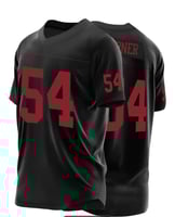 تيشيرت كرة قدم أمريكية مطرز يسمح بمرور الهواء مصنو...