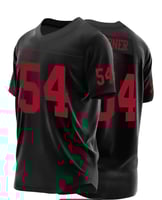 تيشيرت كرة قدم أمريكية مطرز يسمح بمرور الهواء مصنو...