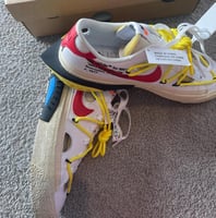 BLAZER LOW "OFF-WHITE - UNIVERSITY RED