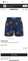 Vilebrequin x Falke Ronde des Tortues swim shorts