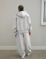 Gray set: oversized pants and sweater