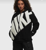 NIKE W NSW LOGO SHERPA JACKET