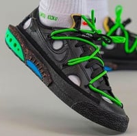 BLAZER LOW "OFF-WHITE - UNIVERSITY RED