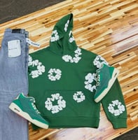 DENIM TEARS THE COTTON WREATH SWEATSHIRT GREEN