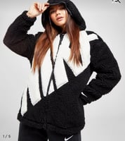 NIKE W NSW LOGO SHERPA JACKET