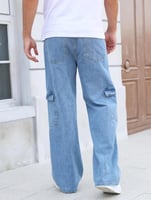 بنطلون جنز أزرق فاتح