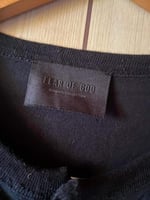 FEAR OF GOD BLACK AMERICAN ALL STARS HENLEY SHIRT
