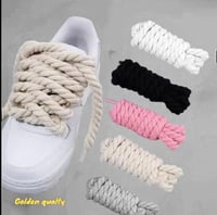 حبال أحذية كبيرة بعدة ألوان