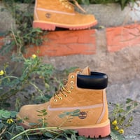 Ankle Boot 'Embossed Monogram - Wheat'