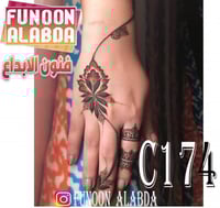 استيكر حناء لليدين موديلC174