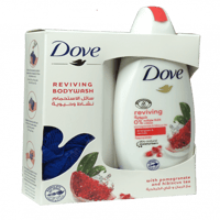 دوف سائل استحمام رمان وكركديه 250مل