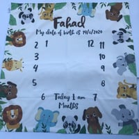 مفرش العمر بتصميم خاص ( مدة تنفيذه شهر)