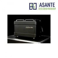 مكينة اسبريسو 2 قروب مع شاشة اسود خزان 11 لتر، مار...