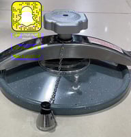 بلف - صفارة كاتم مع سلسلة للربط في غطاء الكاتم لحف...