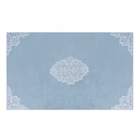 طقم دعاسات مطرزة Bianca لون أزرق