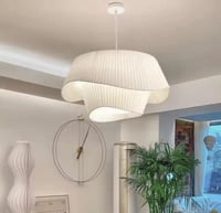 ثريا قماشية لون ابيض 715