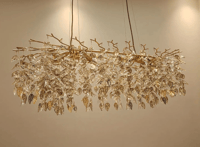 ثريا كريستال ستيل ذهبي 4040S