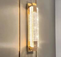 جداري ليد ذهبي 3 اضاءات 468