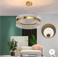 ثريا ليد برونزي 80سم 3011