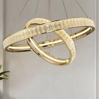 ثريا ليد ذهبي 3 اضاءات 86426