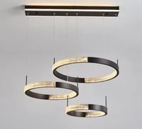 ثريا ليد 3 حلقات لون اسود 806